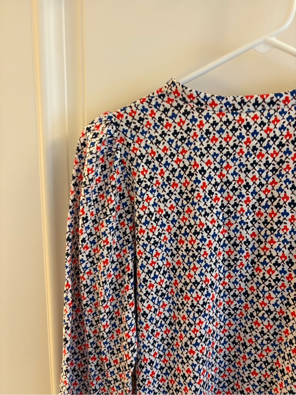 Boden Patterned Button-Front Blouse - Picture 13 of 16